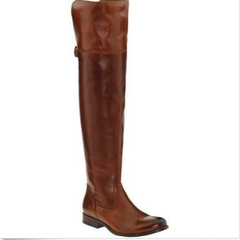 Frye Melissa Over-the-Knee Full Grain Leather Boot